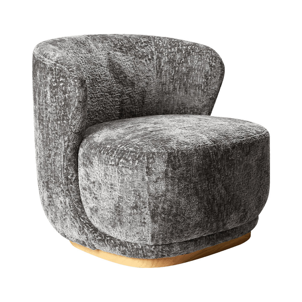 Harmaa sienen tyyny lepotuoli