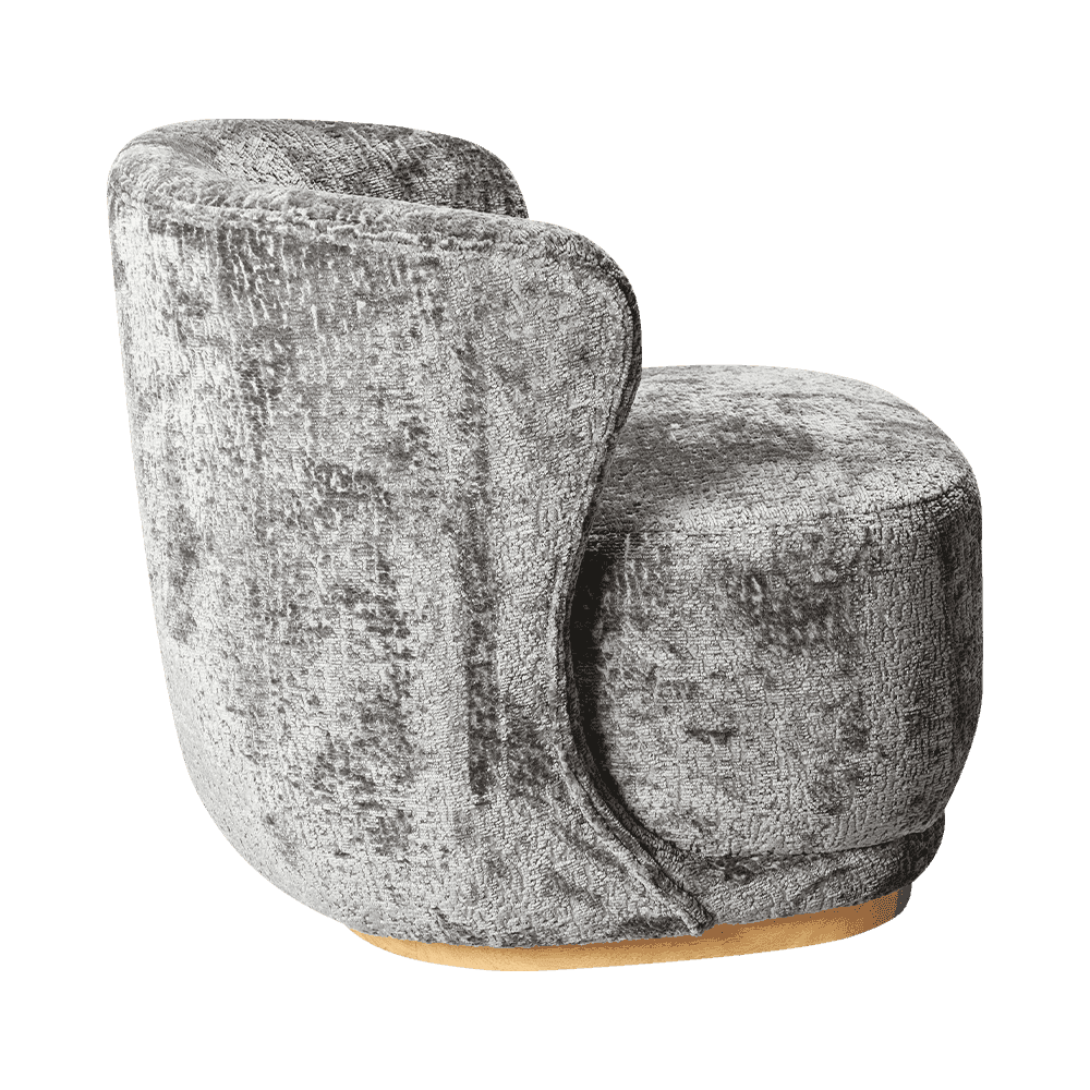 Harmaa sienen tyyny lepotuoli