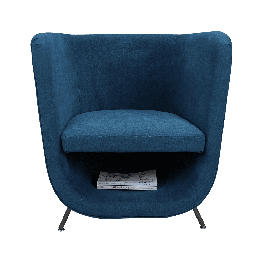 Kankaan Lounge-tuoli, jossa on sisäänrakennettu säilytystila