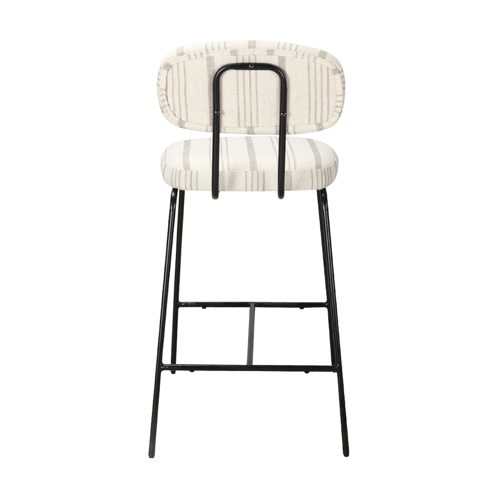 Metallijalkaverhoilut ruokasali tuoli selkänojan kanssa