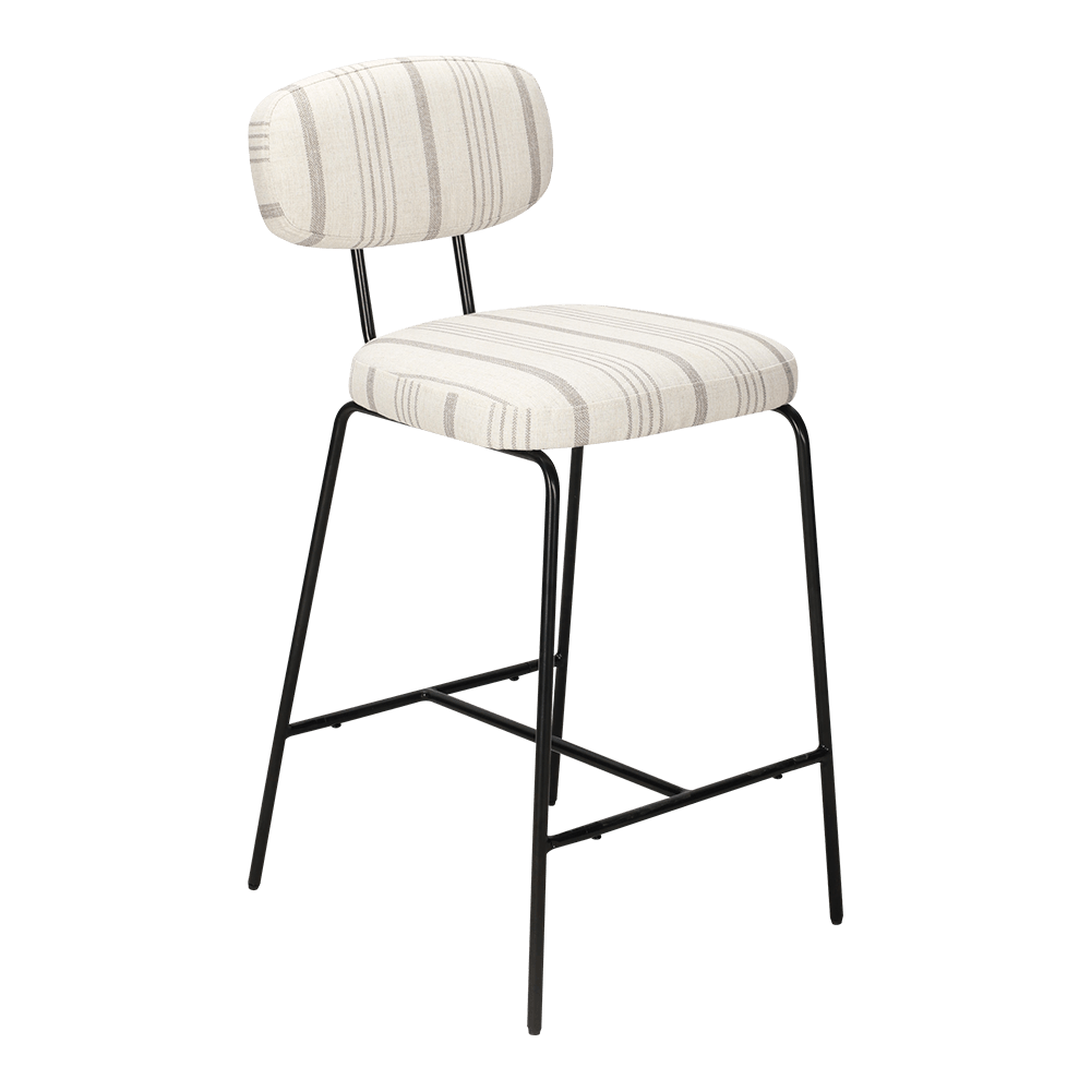 Metallijalkaverhoilut ruokasali tuoli selkänojan kanssa