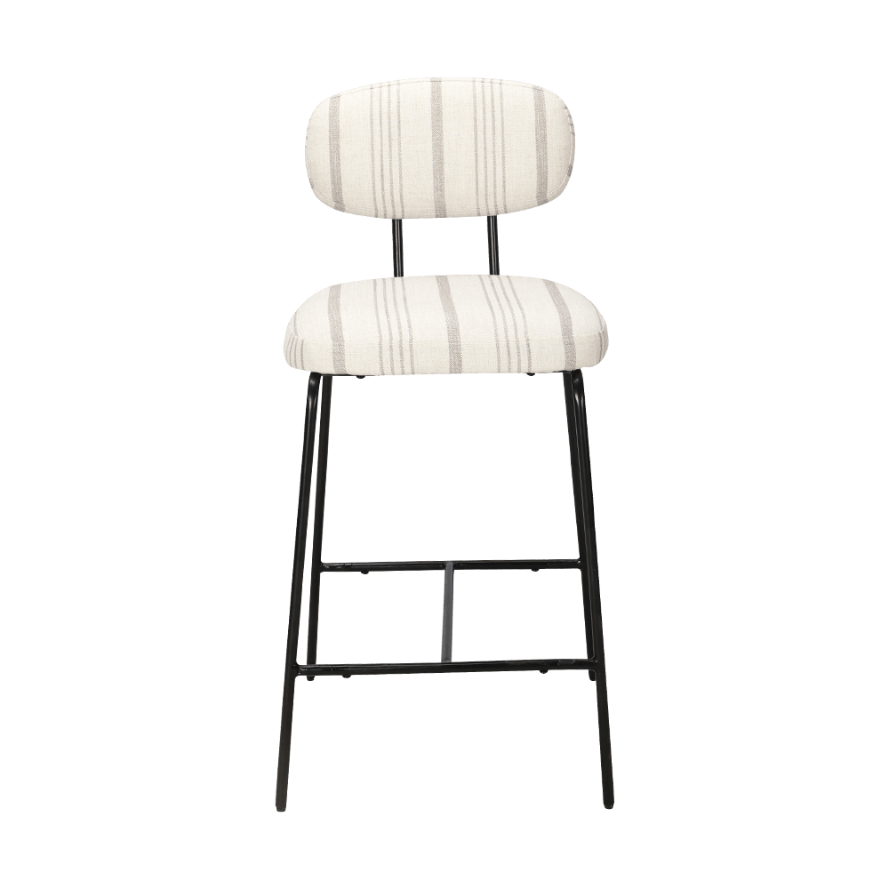 Metallijalkaverhoilut ruokasali tuoli selkänojan kanssa