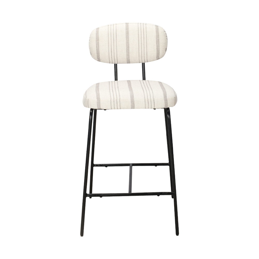 Metallijalkaverhoilut ruokasali tuoli selkänojan kanssa