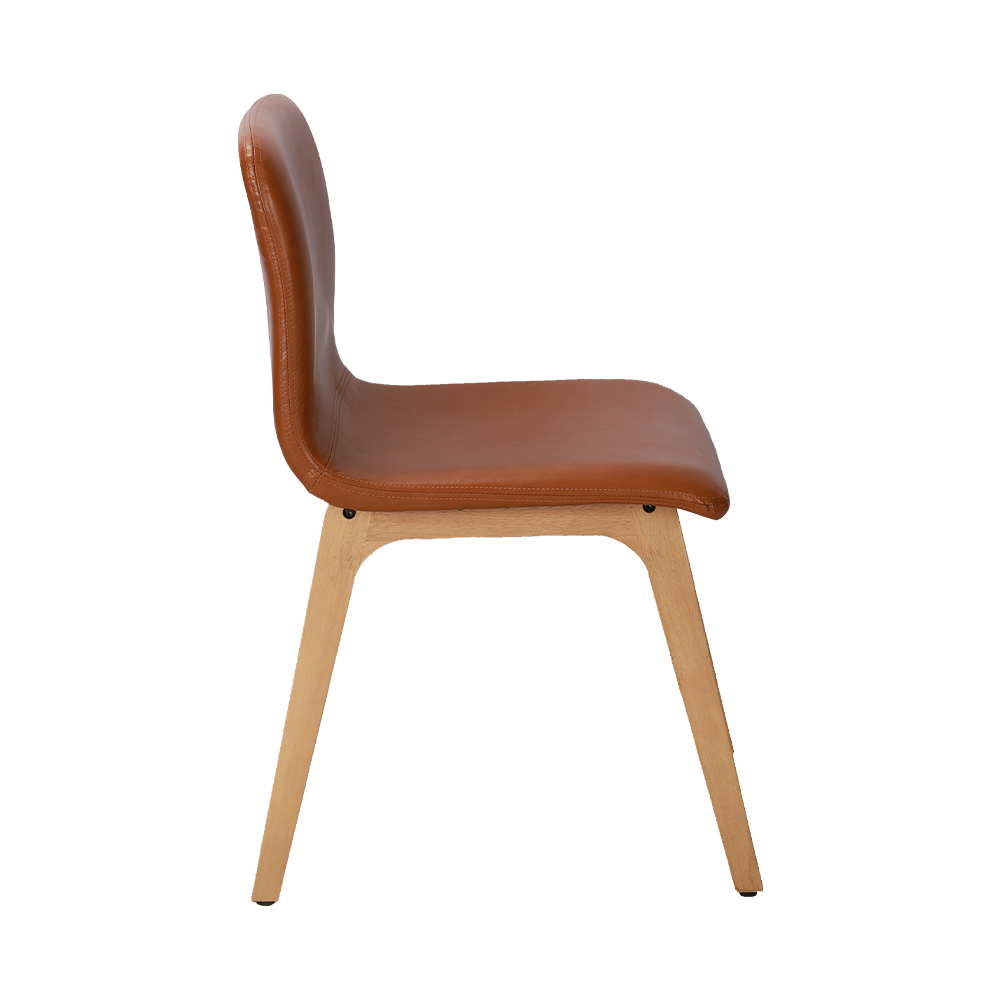 Ruskea bentwood massiivipuun ruokailutila