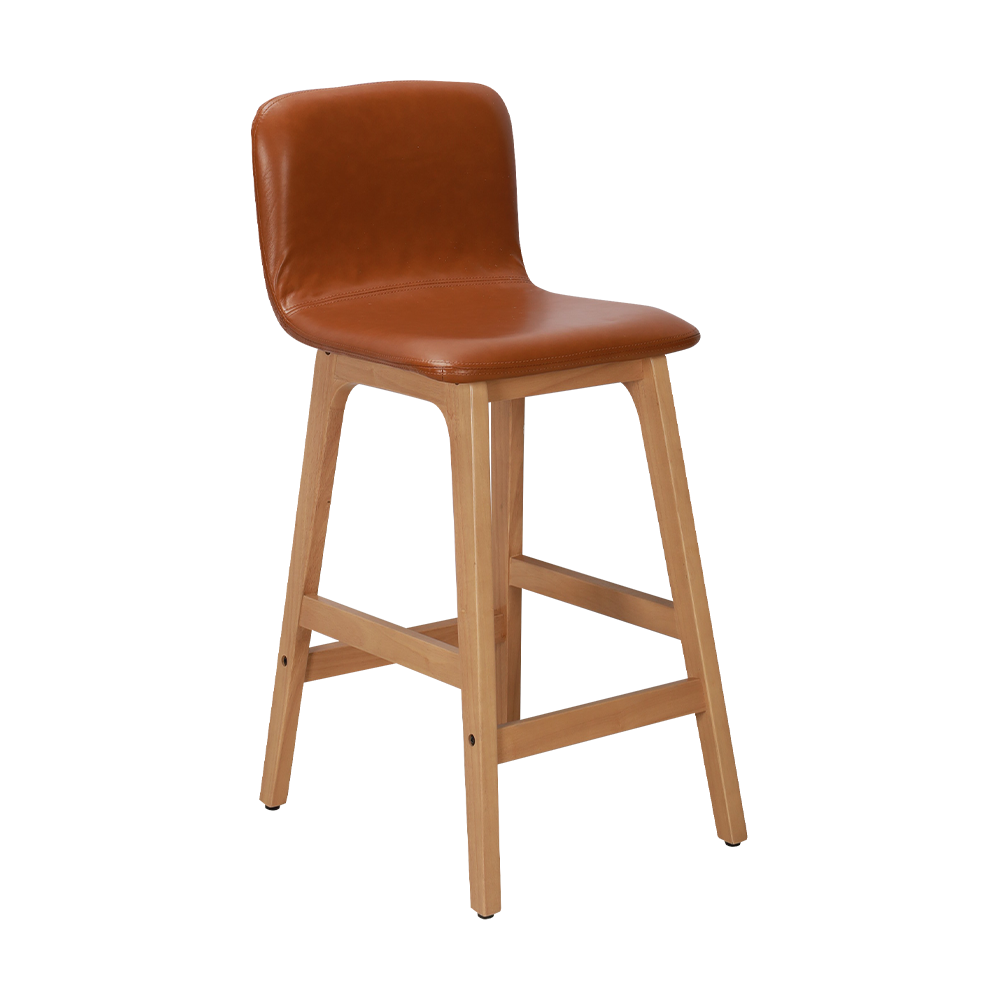 PU Nahka taivutettu puupalkkijakkara