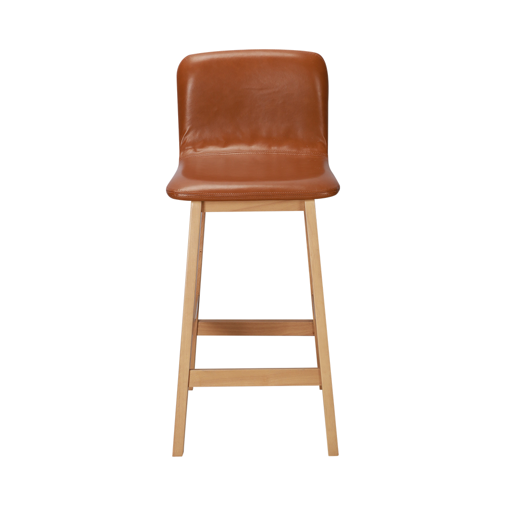 PU Nahka taivutettu puupalkkijakkara