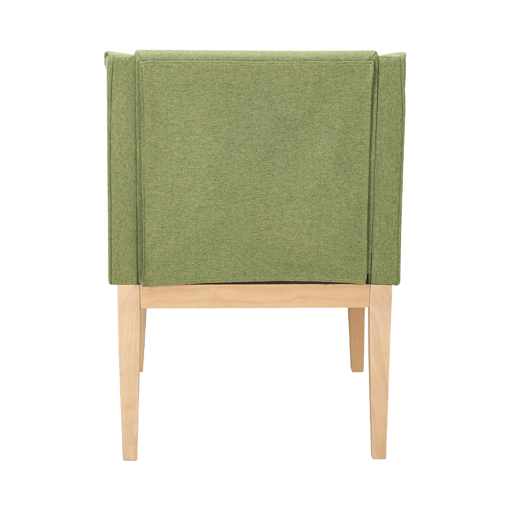 Massiivipuun ruokasali tuoli käsinojilla