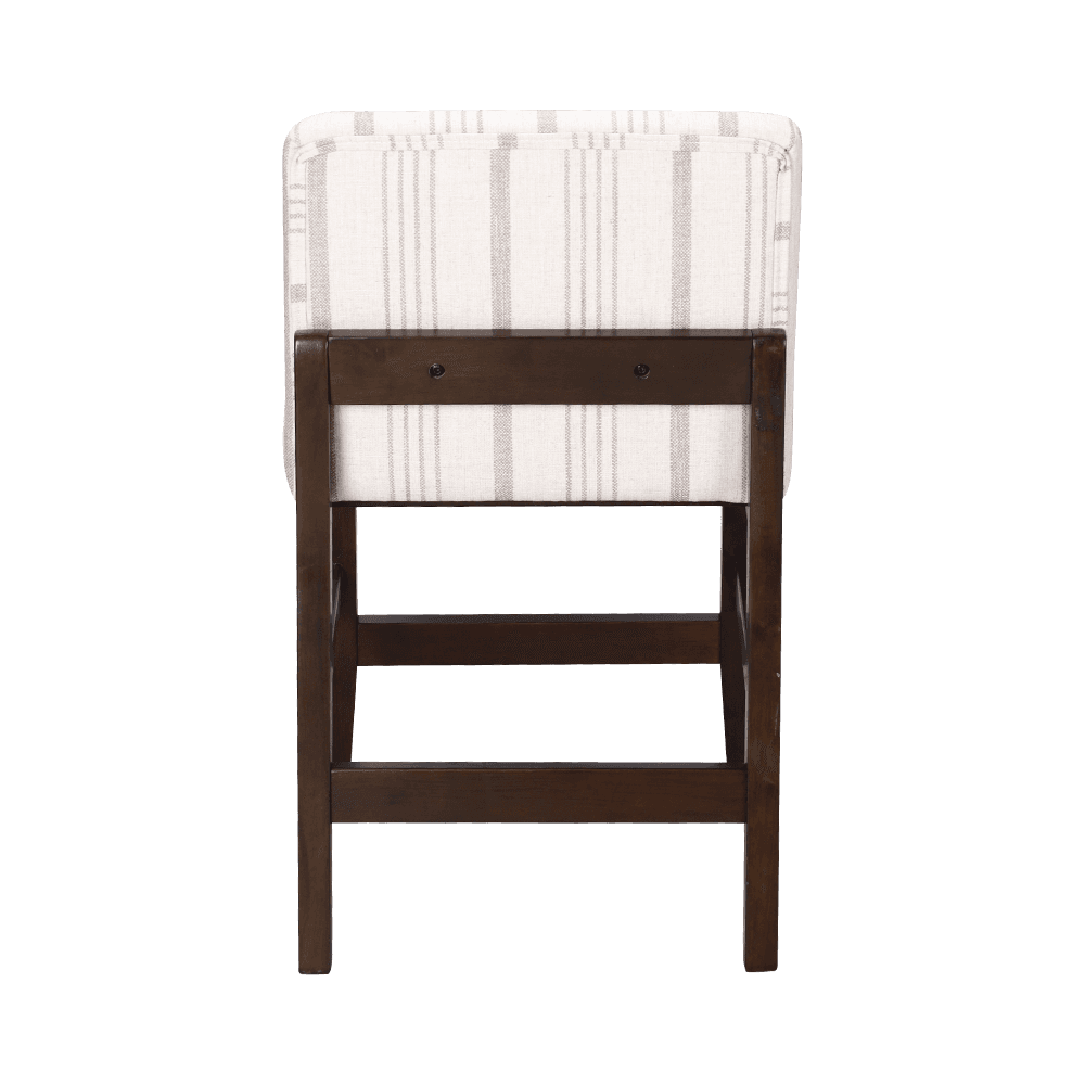 Raidallinen kangas massiivipuun ruokasalituoli