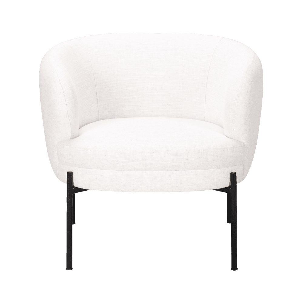 Valkoinen sienen tyynyn lounge -tuoli