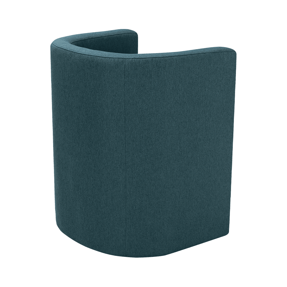 Laivastonsininen puinen runko lepotuoli