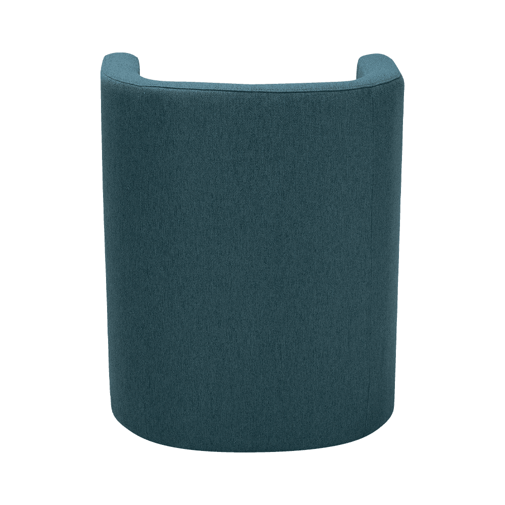 Laivastonsininen puinen runko lepotuoli