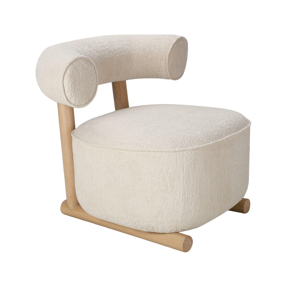 Moderni kangas U-muotoinen oleskelutilan tuoli