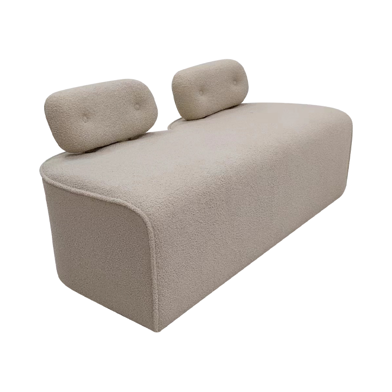 Kaksinkertainen sohva sienisohva Loveseat selkänojalla
