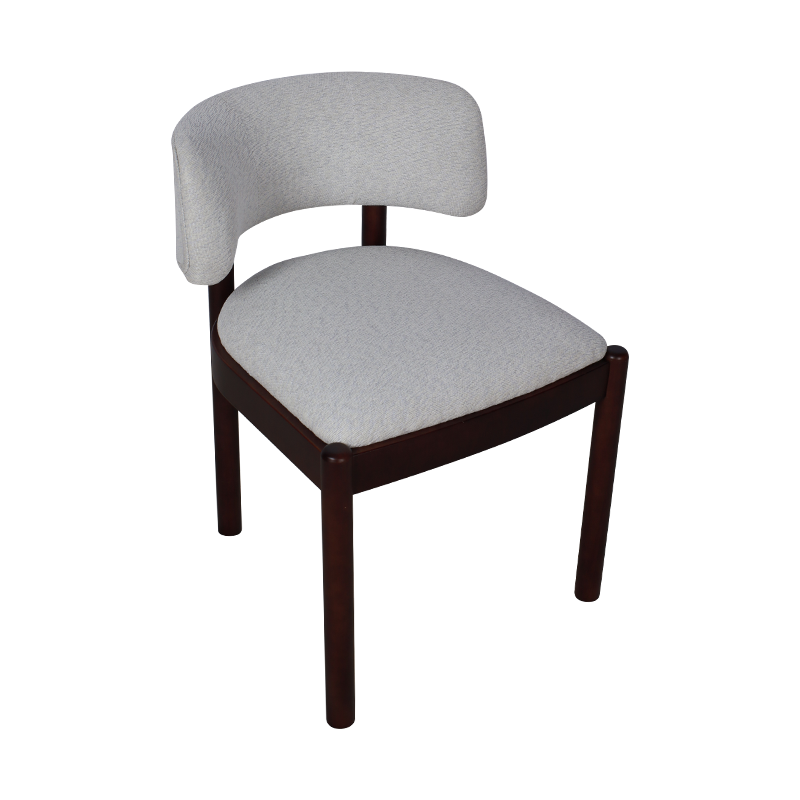 Sienen tyyny Armless massiivipuun ruokasalituoli